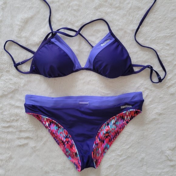 REEBOK WOMENS REVERSABLE BIKINI-MULTIPLE COMBINATIONS WITH ONE HOT SUIT - Picture 9 of 9